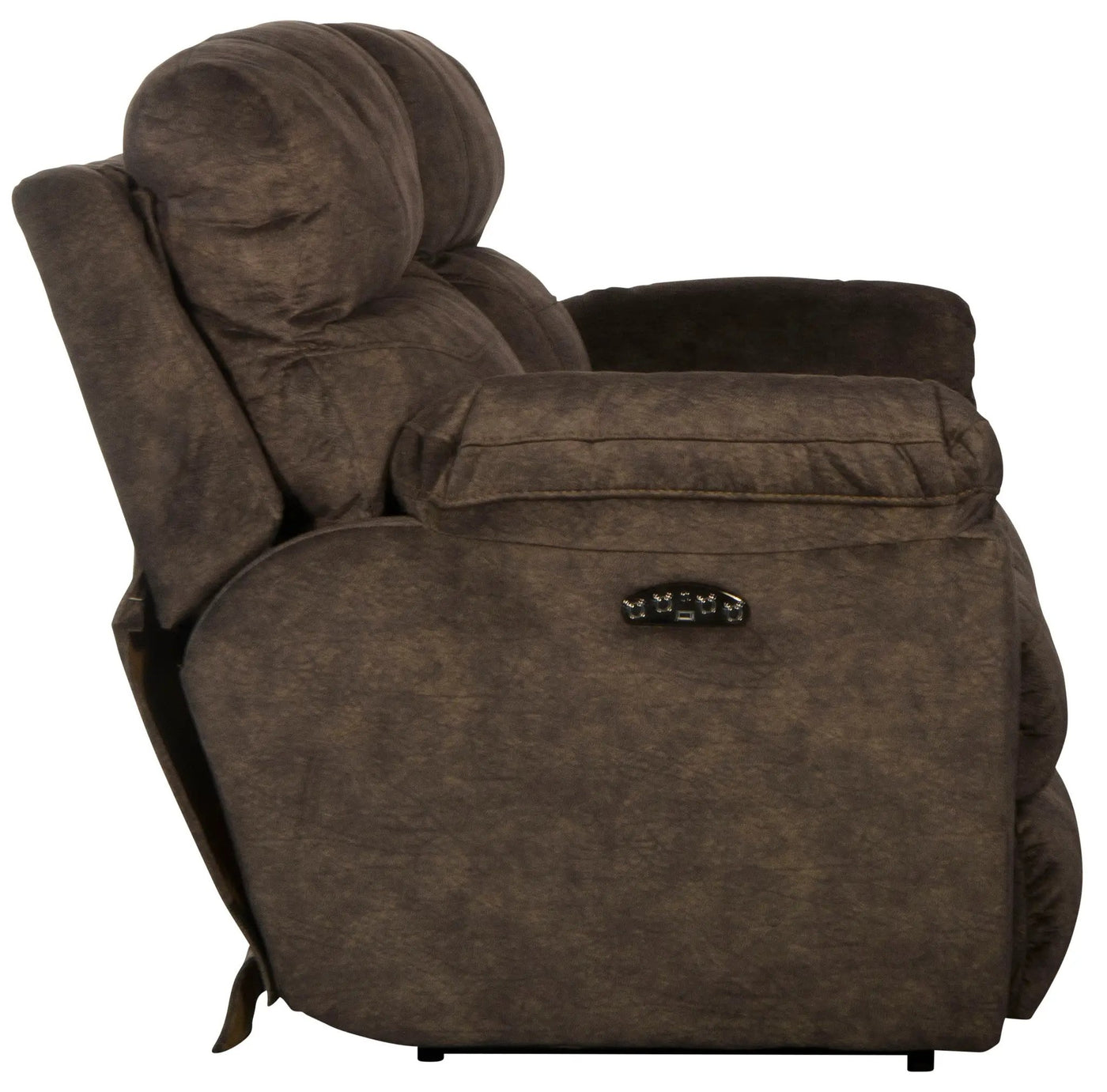 Sedona - Power Headrest Lay Flat Reclining Console Loveseat With Storage & Cupholders by Unique Piece Furniture