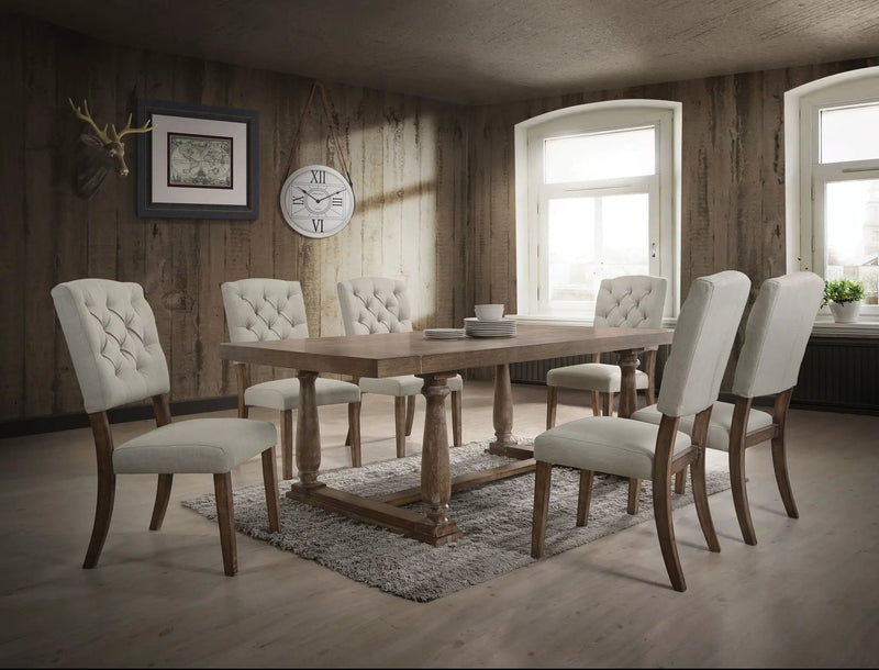 Bernard - 7 Pieces Dining Room Set by HouseOfZazla