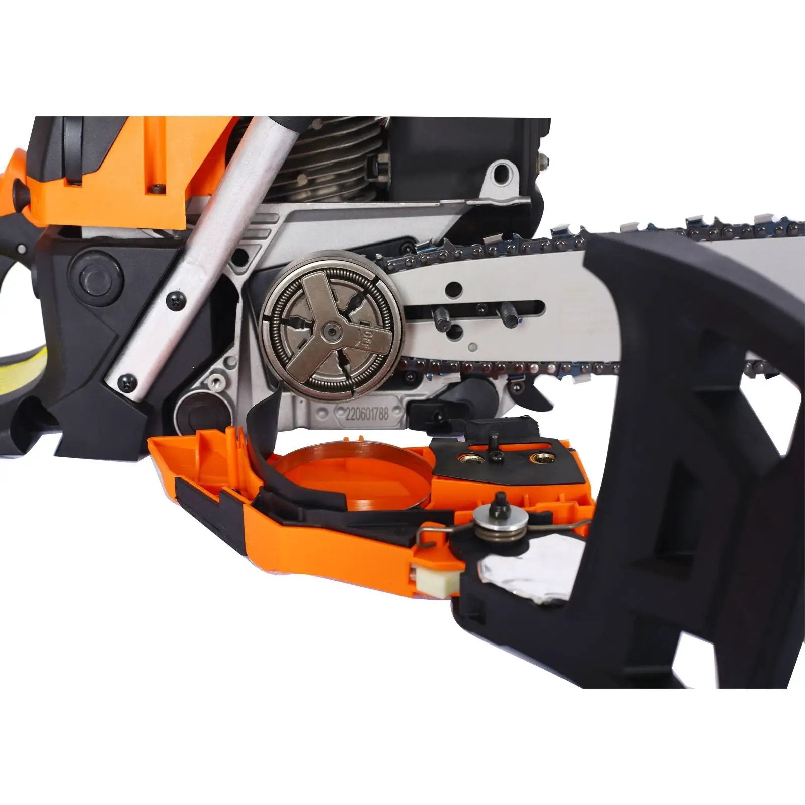 52Cc Gasoline Chainsaw With 20" Oregon Bar And Chain For Wood Cutting Plastic - Orange by HouseOfZazla