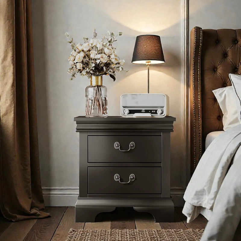 Nightstand With 2 Drawers by Unique Piece Furniture