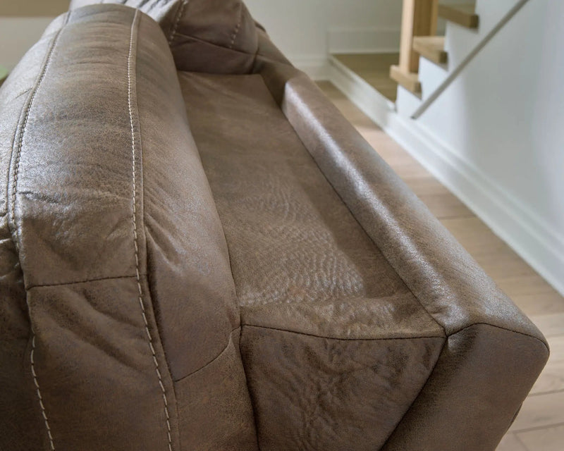 Beckley Place - 2 Seat Power Reclining Sofa With Adjustable Headrest - Earth by Unique Piece Furniture