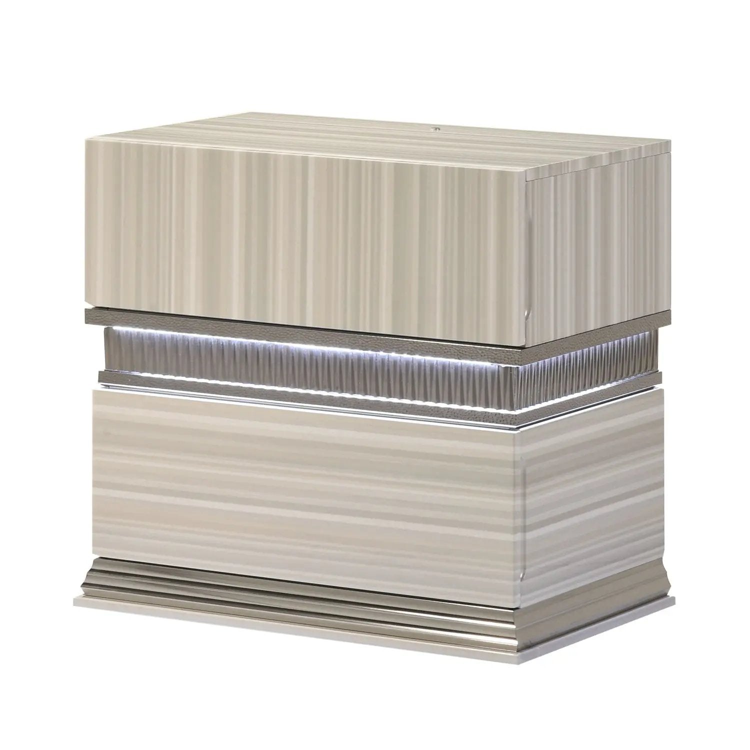 Leonor - 2 Drawer Nightstand - Gray by HouseOfZazla