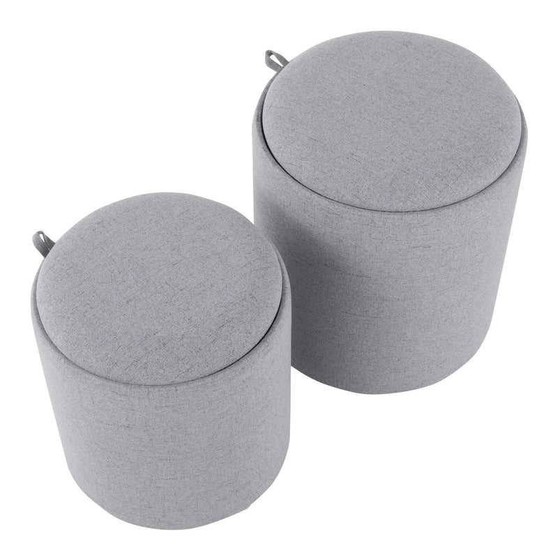 Tray - Contemporary Nesting Ottoman Set by HouseOfZazla