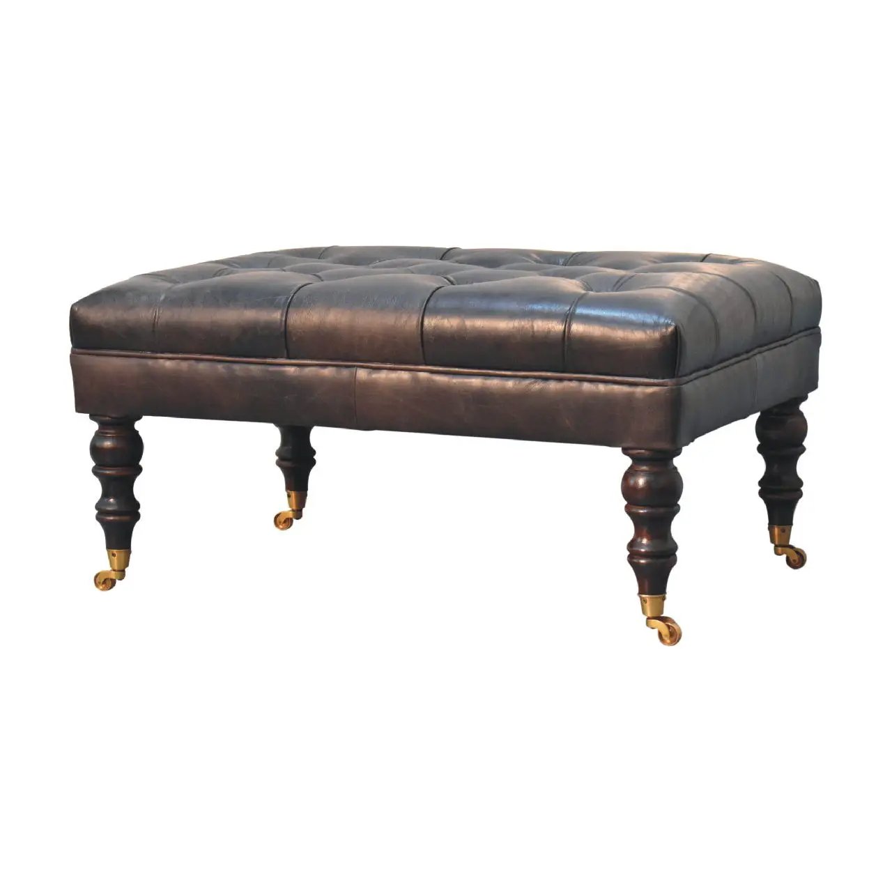 Buffalo - Ottoman With Castor Legs by Unique Piece Furniture