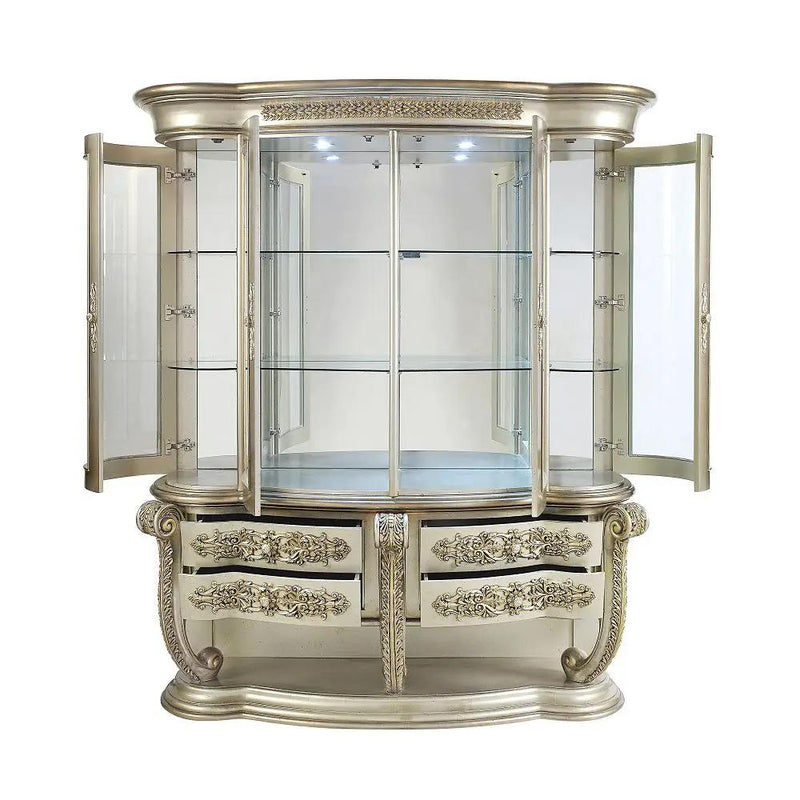 Danae - Curio - Champagne & Gold by Unique Piece Furniture