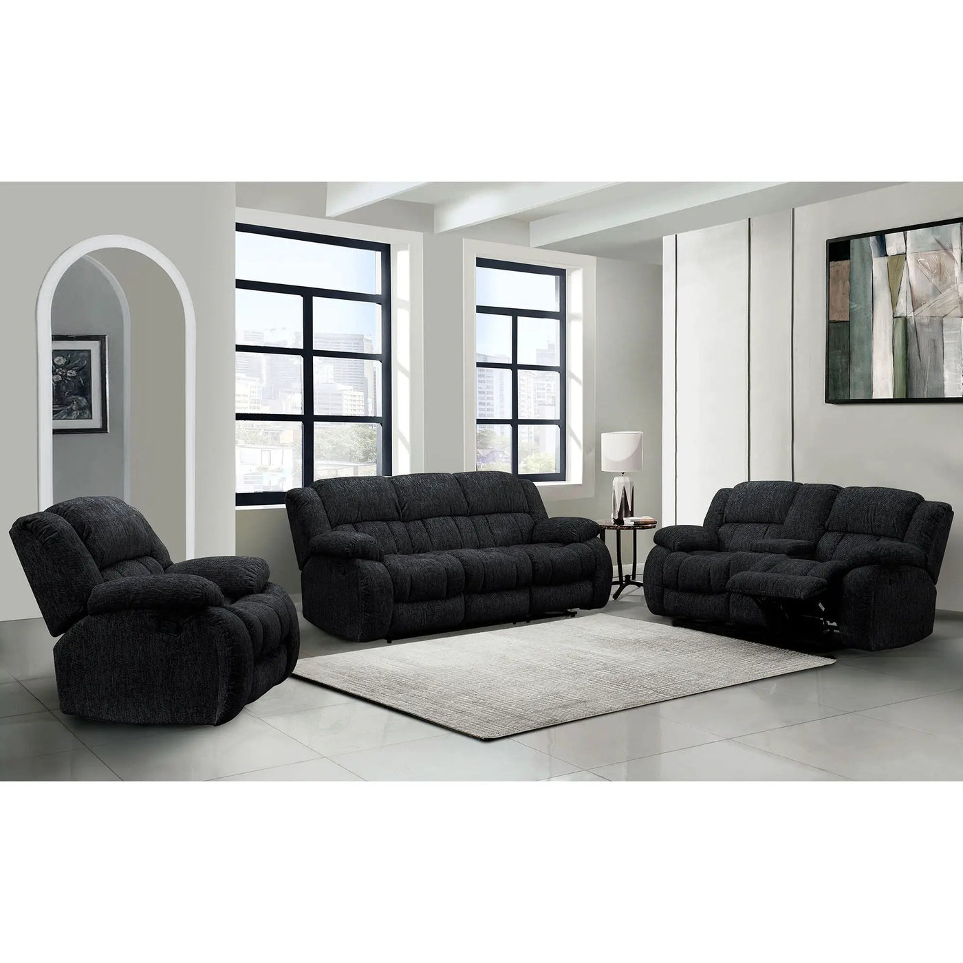 Stonic - Reclining Sofa Modern Design by HouseOfZazla