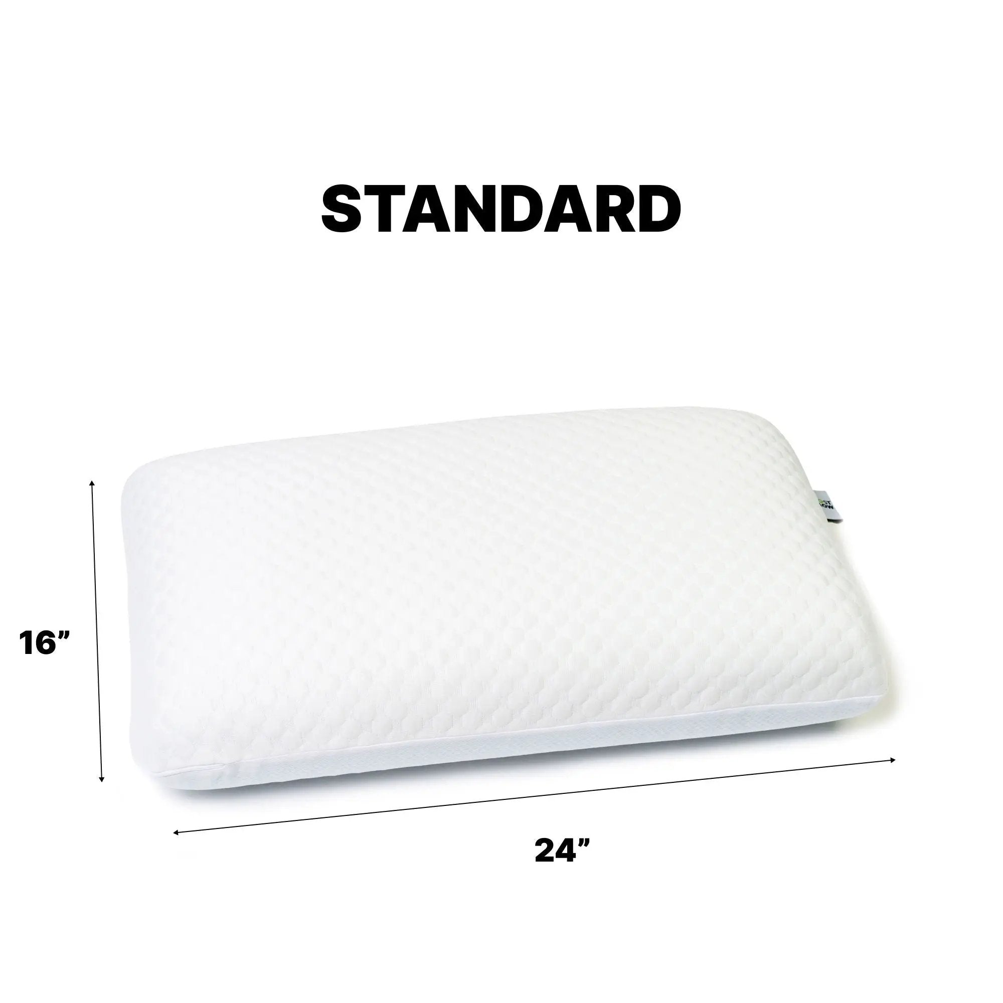 Ghostpillow - Gel Memory Foam Pillow With Cooling Technology, Made Of High Performance Foam - White by HouseOfZazla