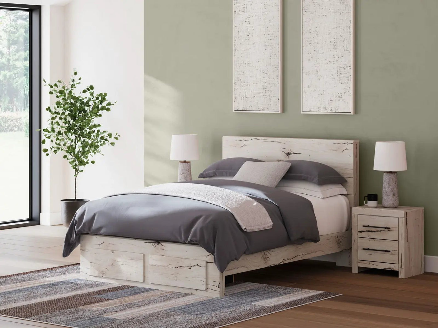 Lawroy - Panel Bed With Storage by Unique Piece Furniture