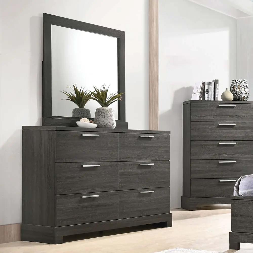 Lantha - Mirror - Gray Oak by Unique Piece Furniture
