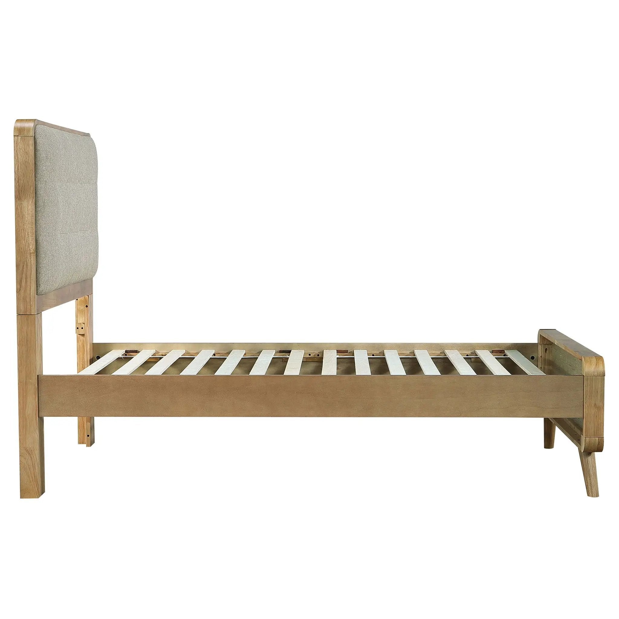 Robyn Wood Twin Platform Bed Light Ash by Unique Piece Furniture