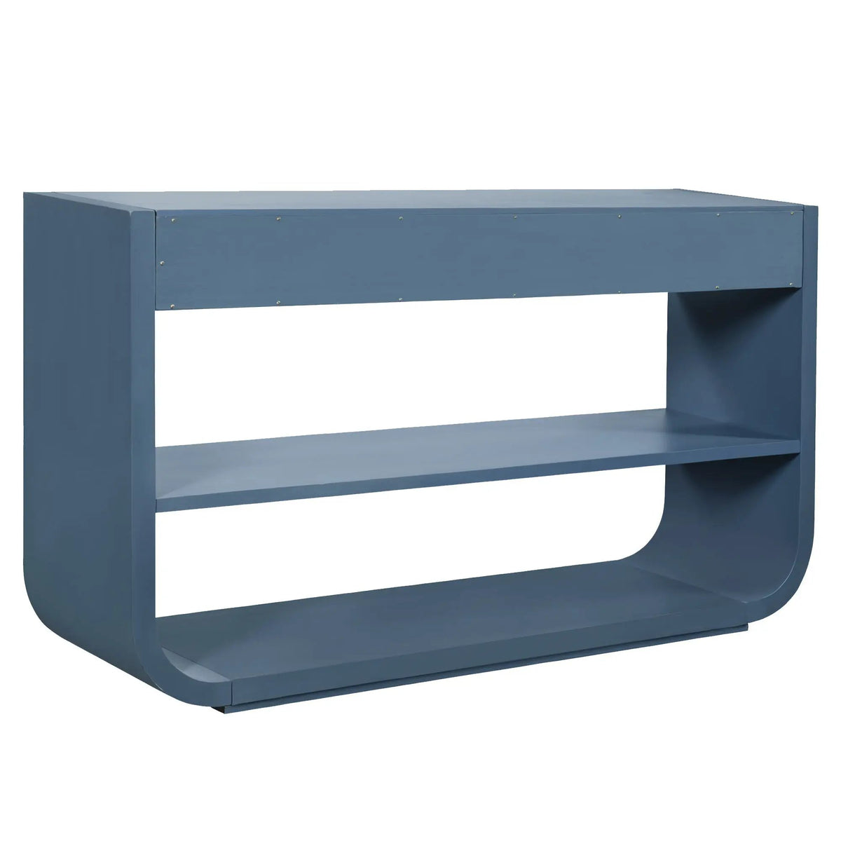 Console Table With 3 Soft Close Drawers & 2 Open Shelves by HouseOfZazla