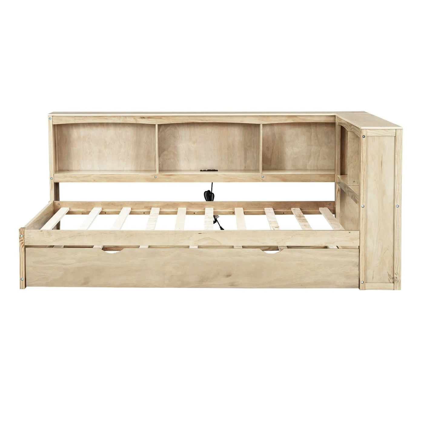Daybed With Trundle, Storage Cabinets, USB Ports by HouseOfZazla