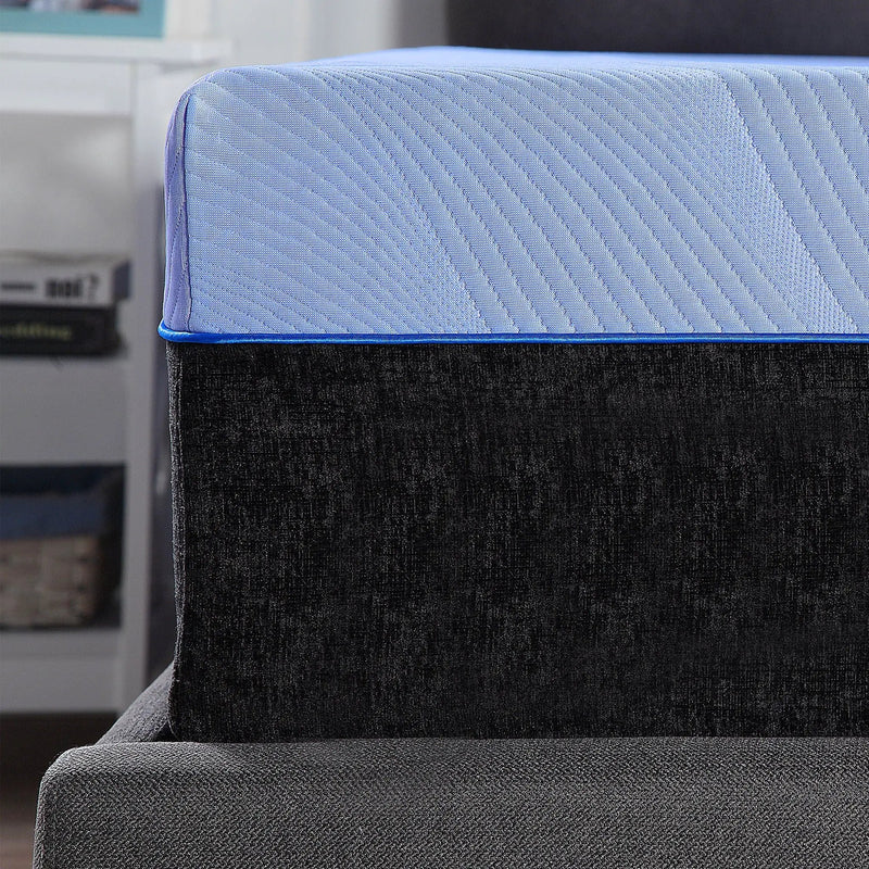 Refresh - 12" Flex Head Memory Foam Hybrid Mattress And Adjustable Base Bundle by Unique Piece Furniture