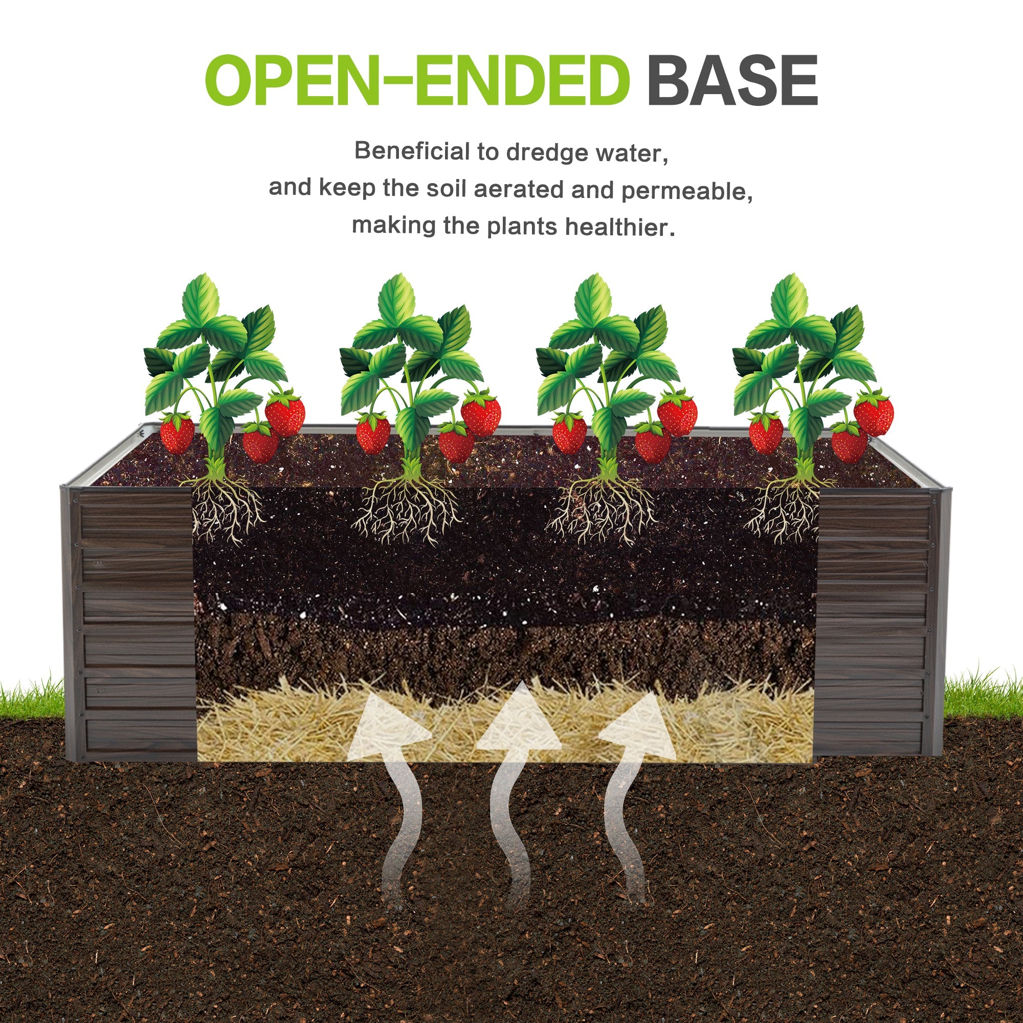 74.6"x35.4"x25" Raised Garden Bed Kit by HouseOfZazla