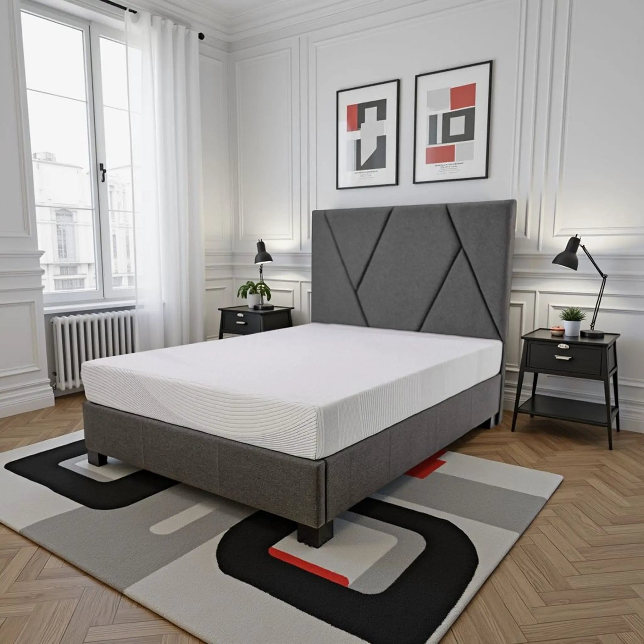 Regen - 8" Cooling Copper Infused Memory Foam Mattress by Unique Piece Furniture