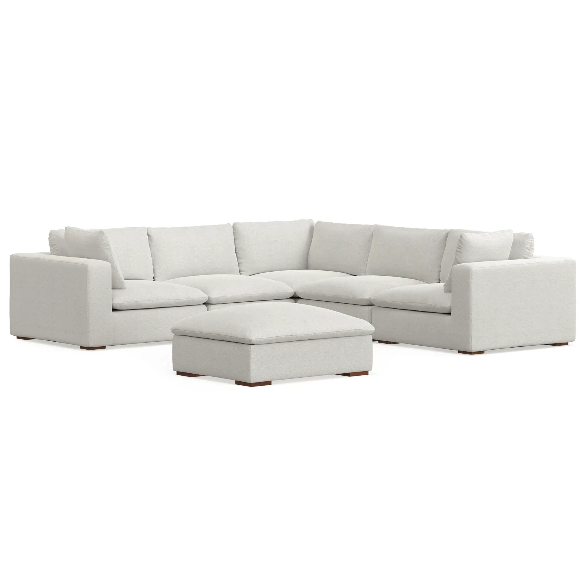 Jasmine - Handcrafted Sofa And Ottoman by Unique Piece Furniture