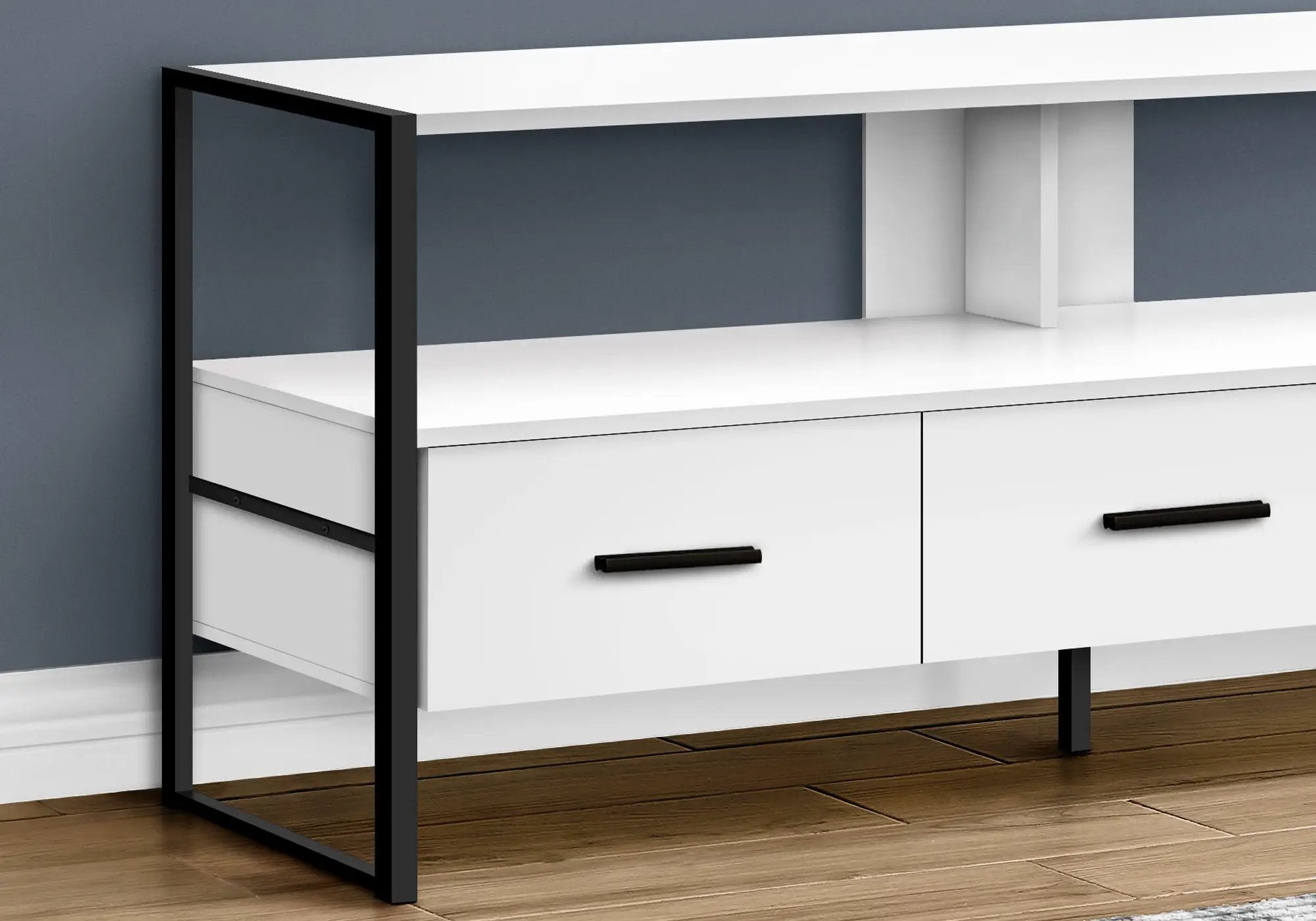 TV Stand, Console, Media Entertainment Center, Storage Drawers, Modern by Unique Piece Furniture
