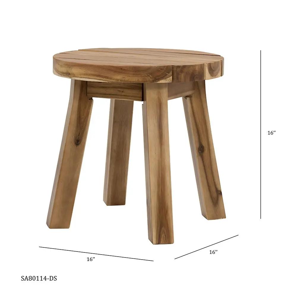 Round Table, Durable Solid Wood by HouseOfZazla