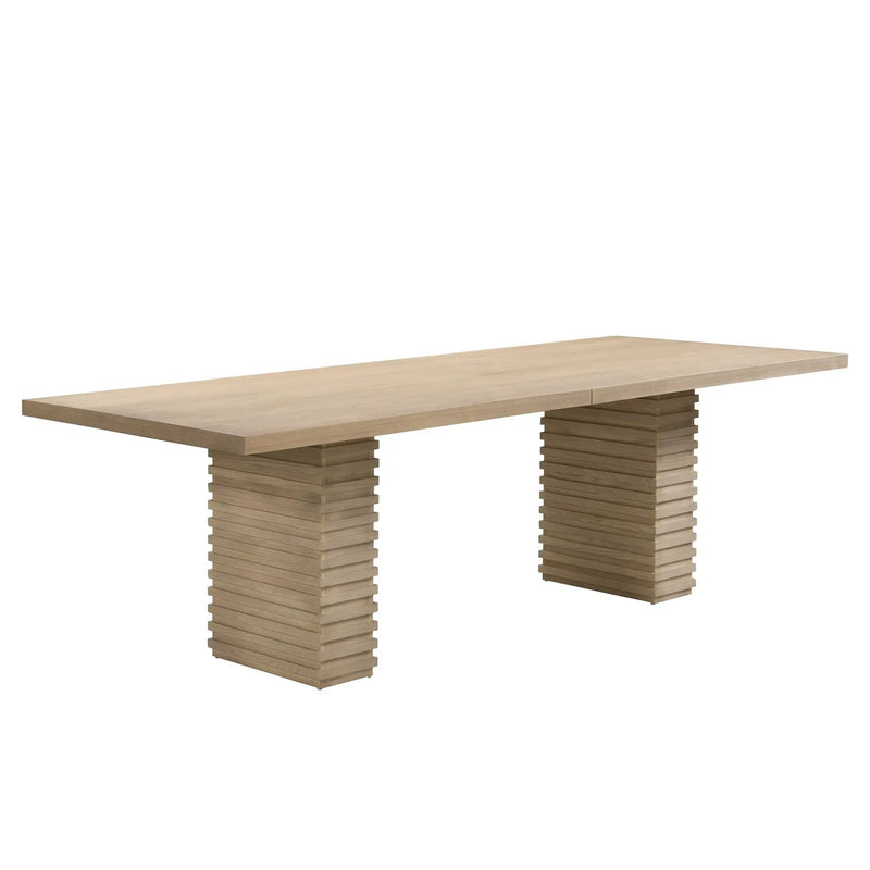 95-Inch Dining Table in Light Ash by HouseOfZazla
