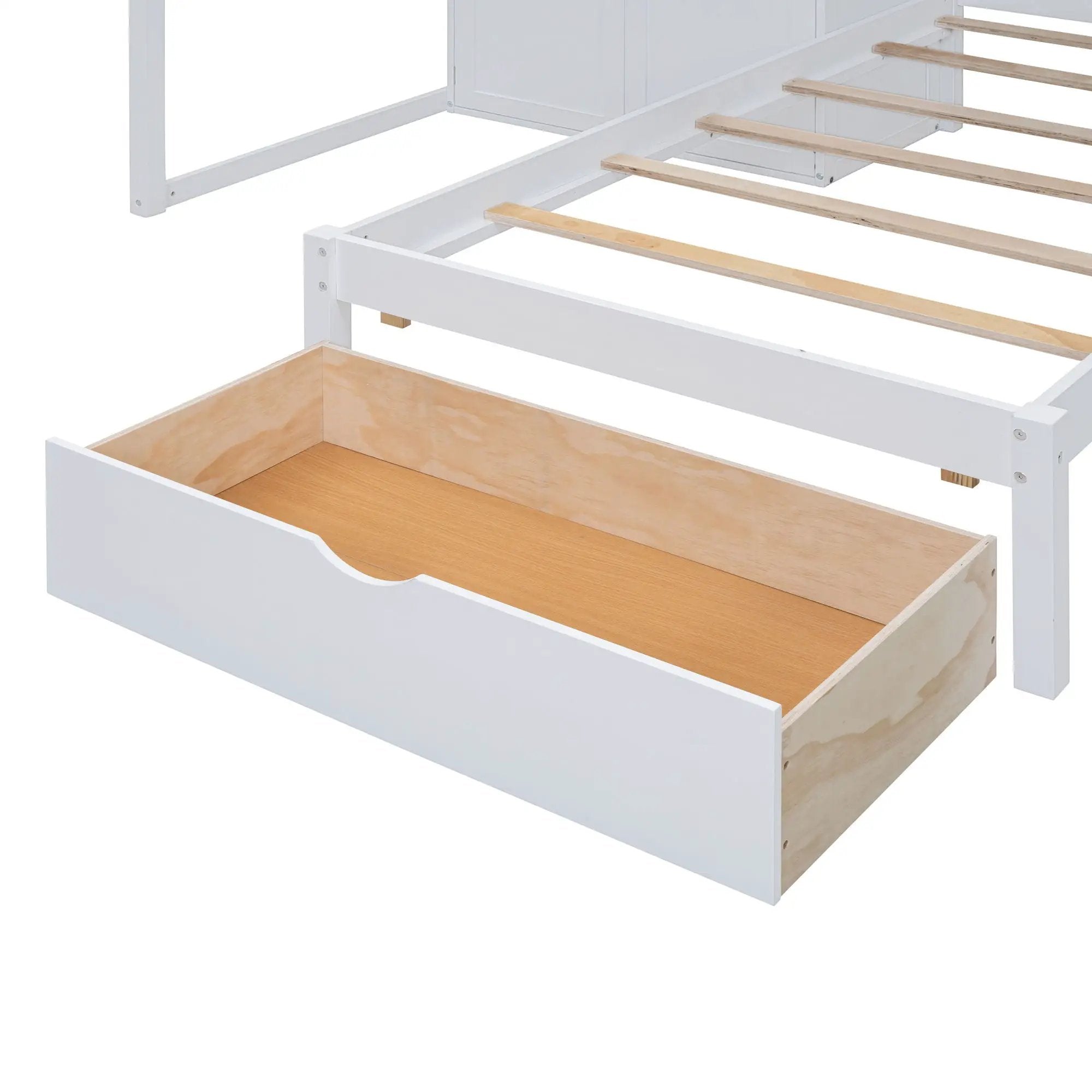 Bunk Bed With Wardrobe, Drawers by HouseOfZazla