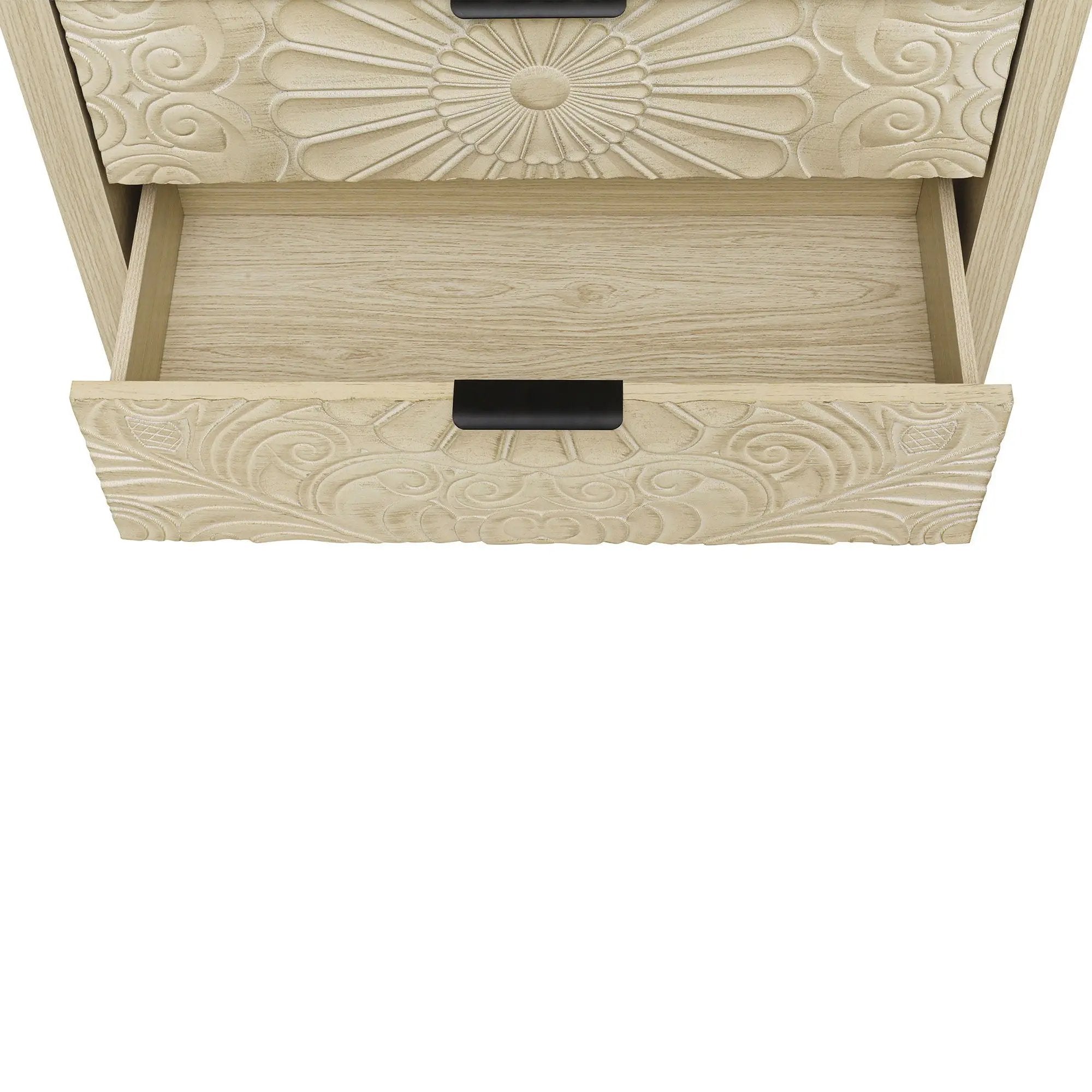 3 Drawer Cabinet - Natural Wood Finish by HouseOfZazla