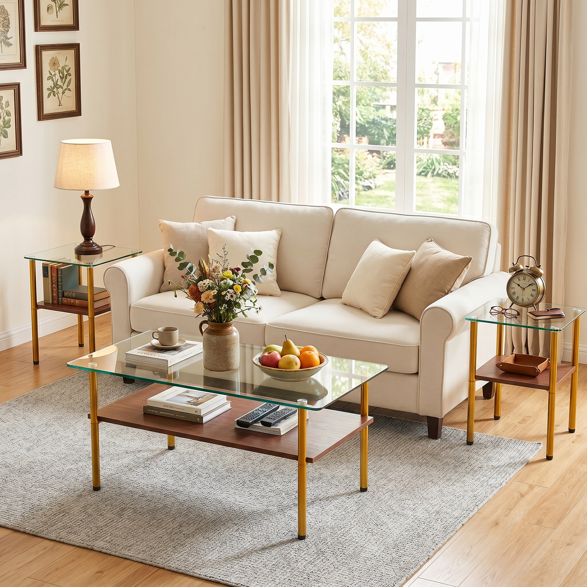 Coffee Table and End Tables Set of 3 by HouseOfZazla