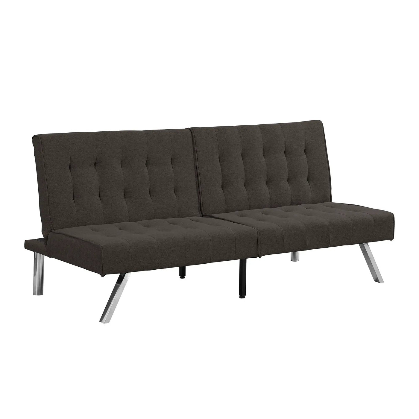 Modern Sofa Bed With Wood Frame And Stainless Legs by HouseOfZazla
