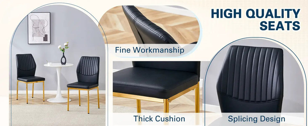 4-Piece Set of Premium Seating for Dining by HouseOfZazla