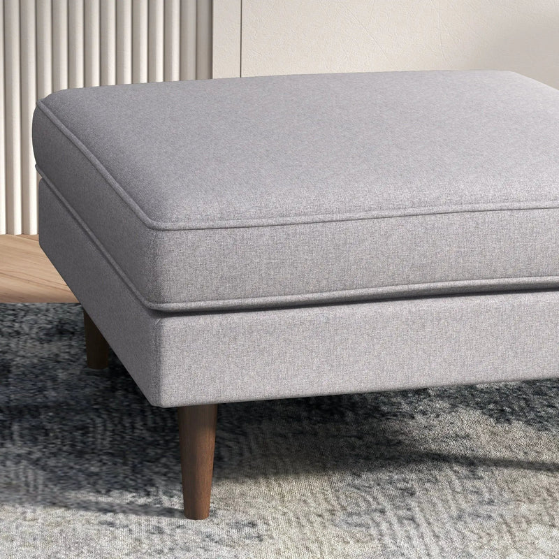 Amber - Square Upholstered Ottoman by HouseOfZazla