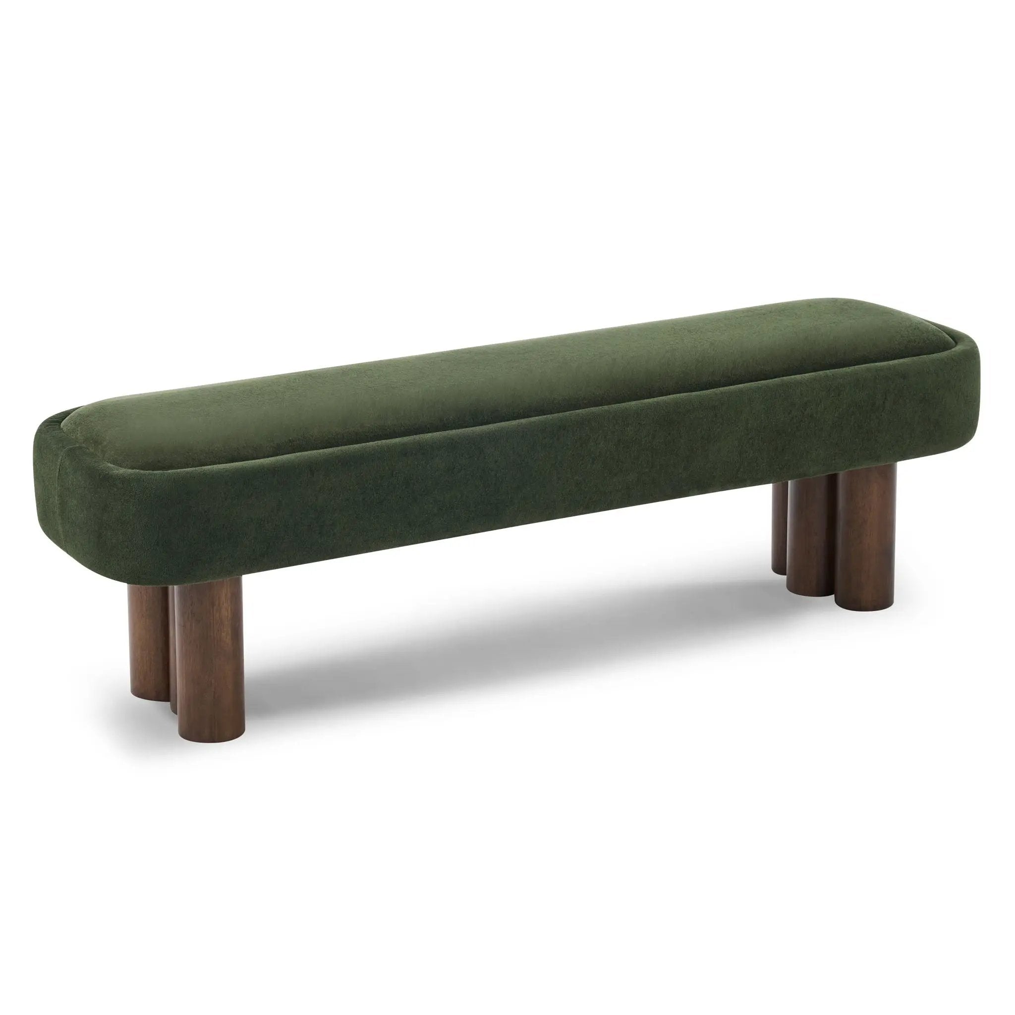 Chic Indoor Upholstered Dining Bench by HouseOfZazla