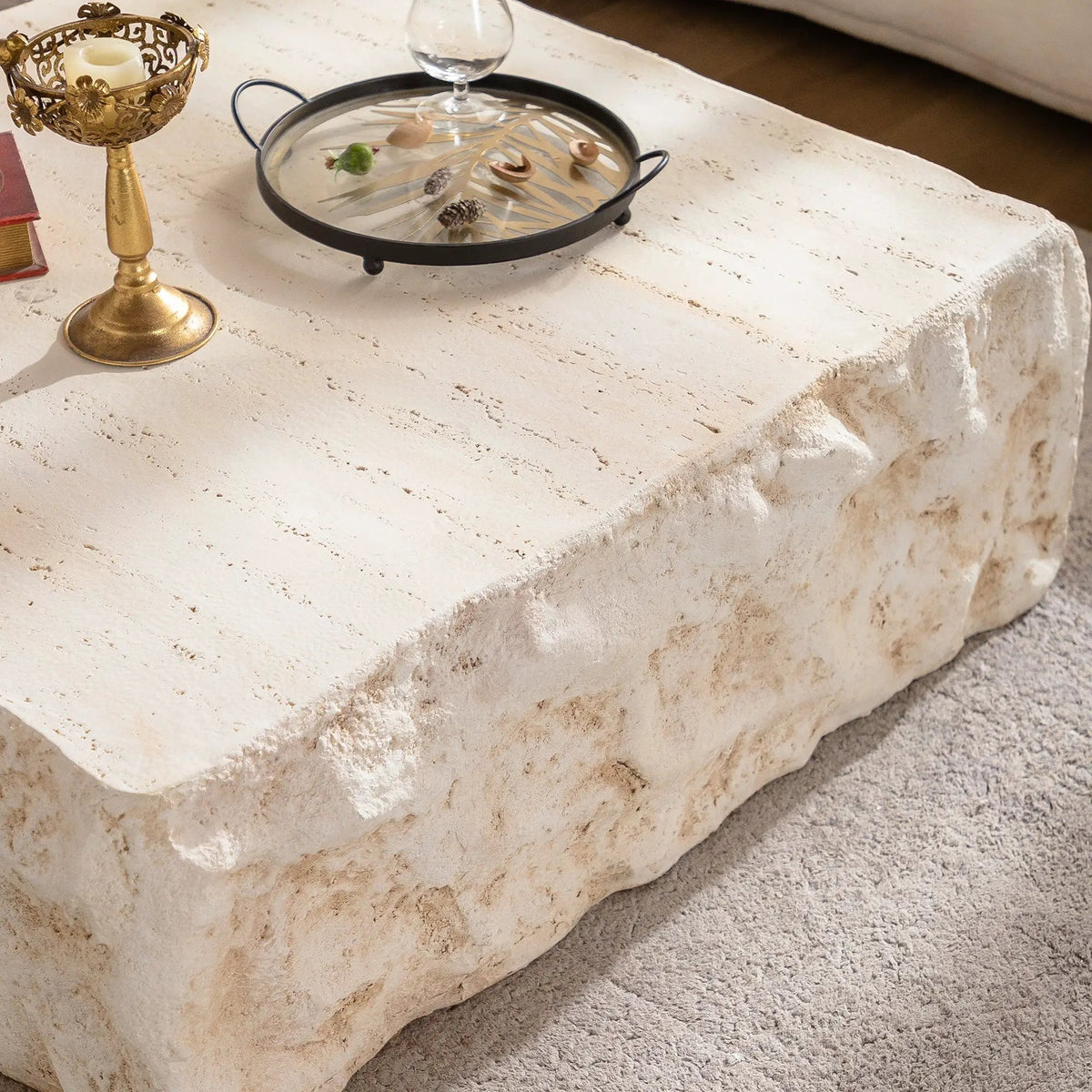 MgO Mid-Century Square Centre Coffee Table by HouseOfZazla