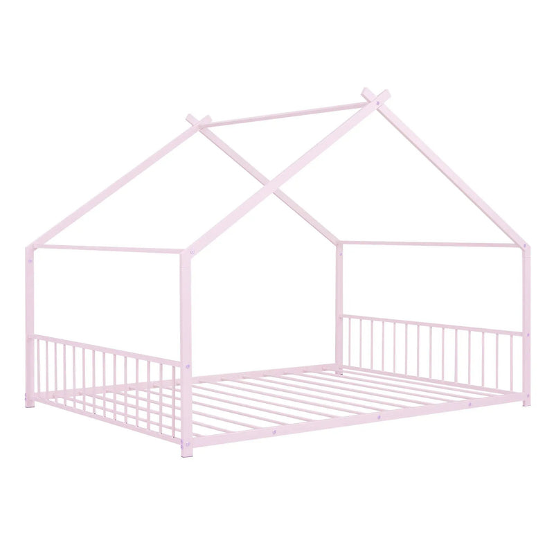 Metal House Bed by Unique Piece Furniture