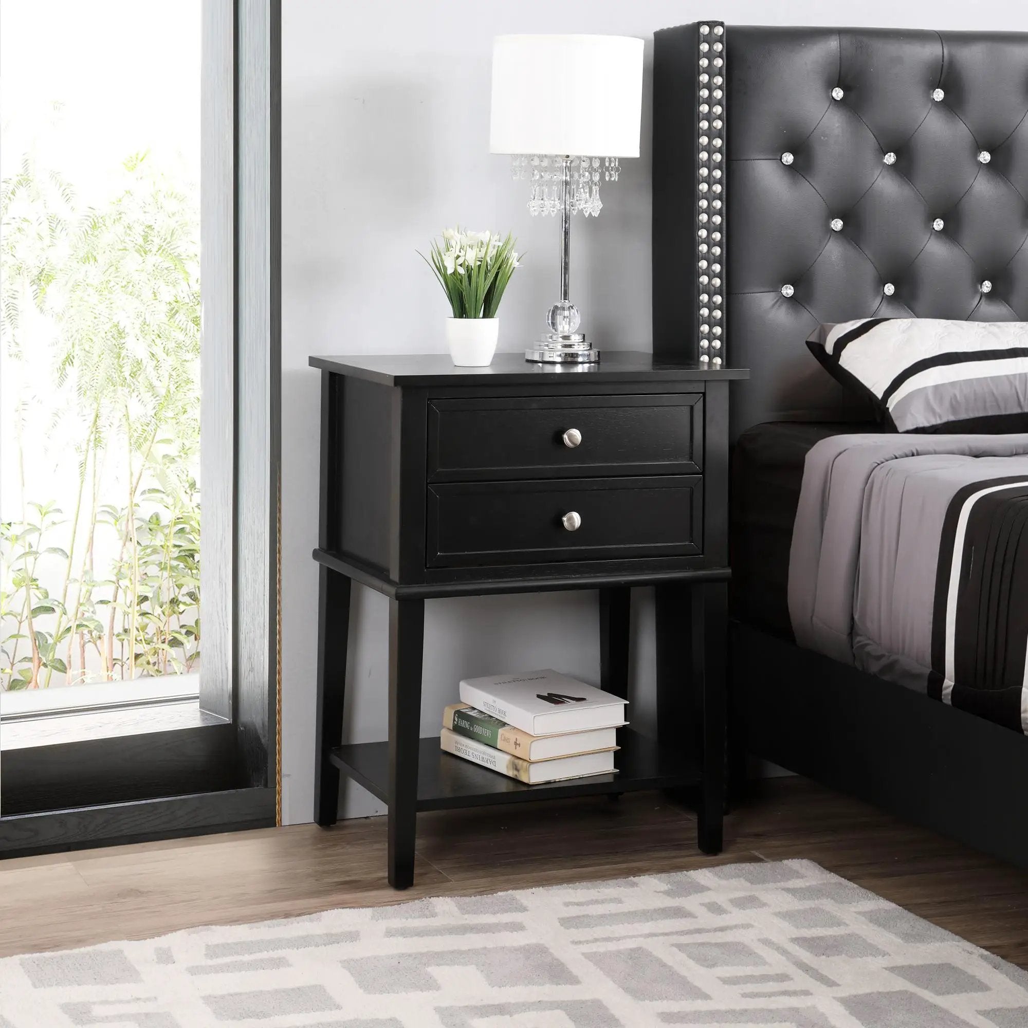 Vibrant Contemporary Nightstand by HouseOfZazla