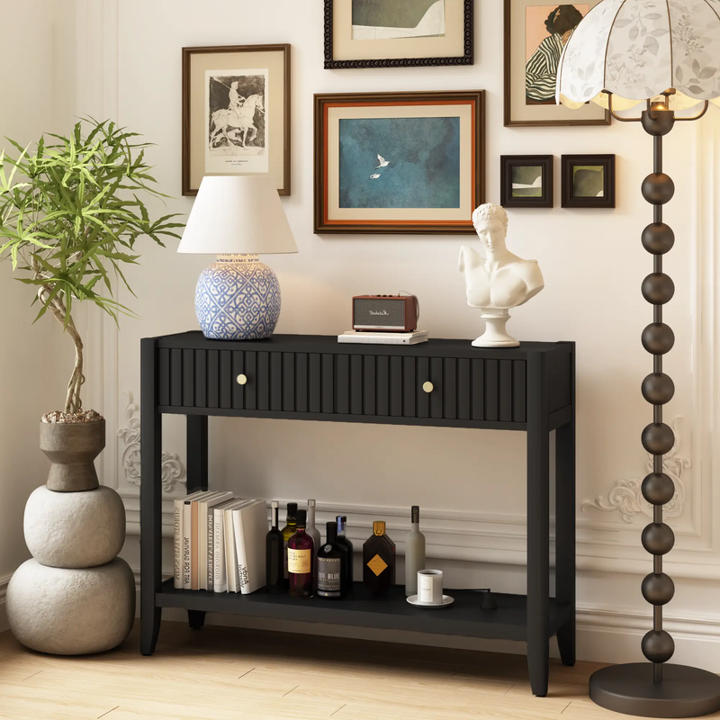 29.53" Tall Console Table with Drawers by HouseOfZazla
