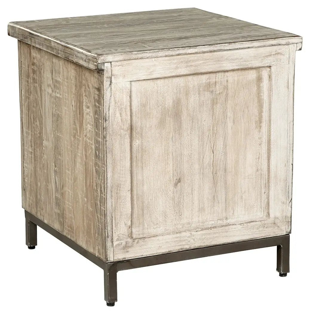 Laddford - Accent Cabinet - Shelf - Whitewash by Unique Piece Furniture