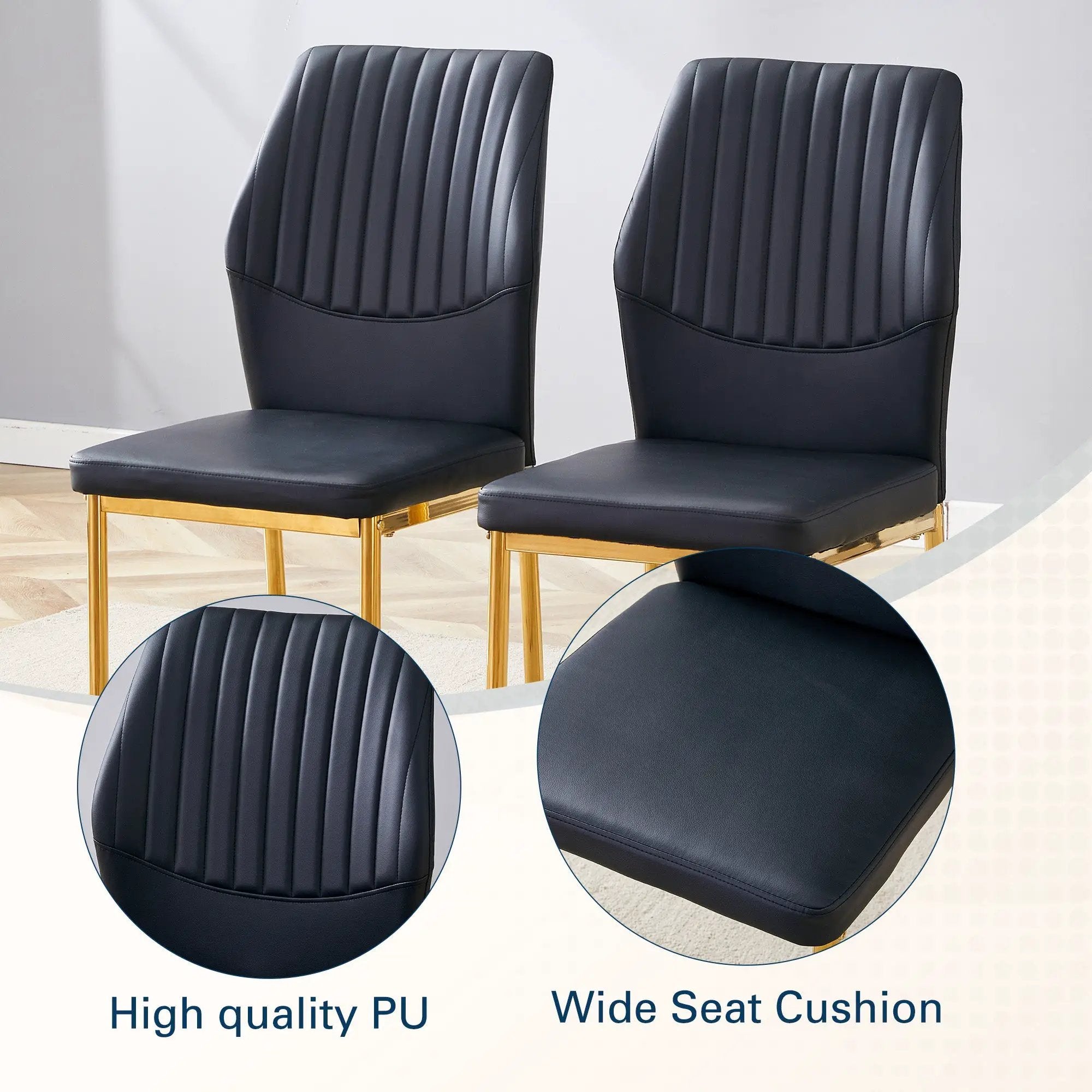 4-Piece Set of Premium Seating for Dining by HouseOfZazla