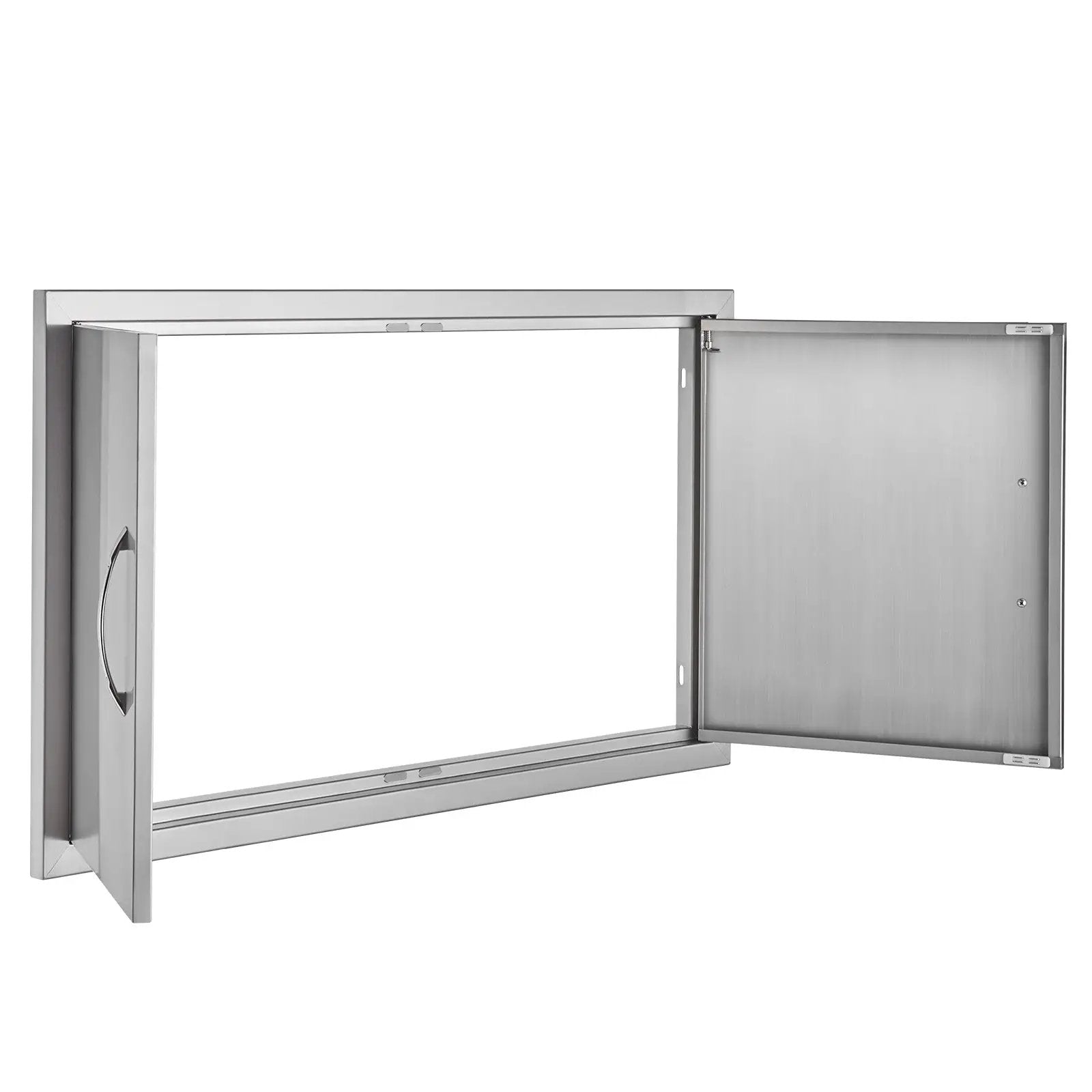 BBQ Access Door, 36W x 21H Inch Stainless Steel Outdoor Kitchen Door by HouseOfZazla