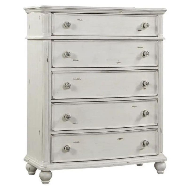Jaqueline - Chest - Antique White by Unique Piece Furniture
