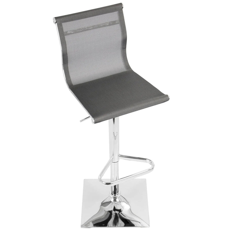 Mirage - Contemporary Adjustable Barstool With Swivel by HouseOfZazla
