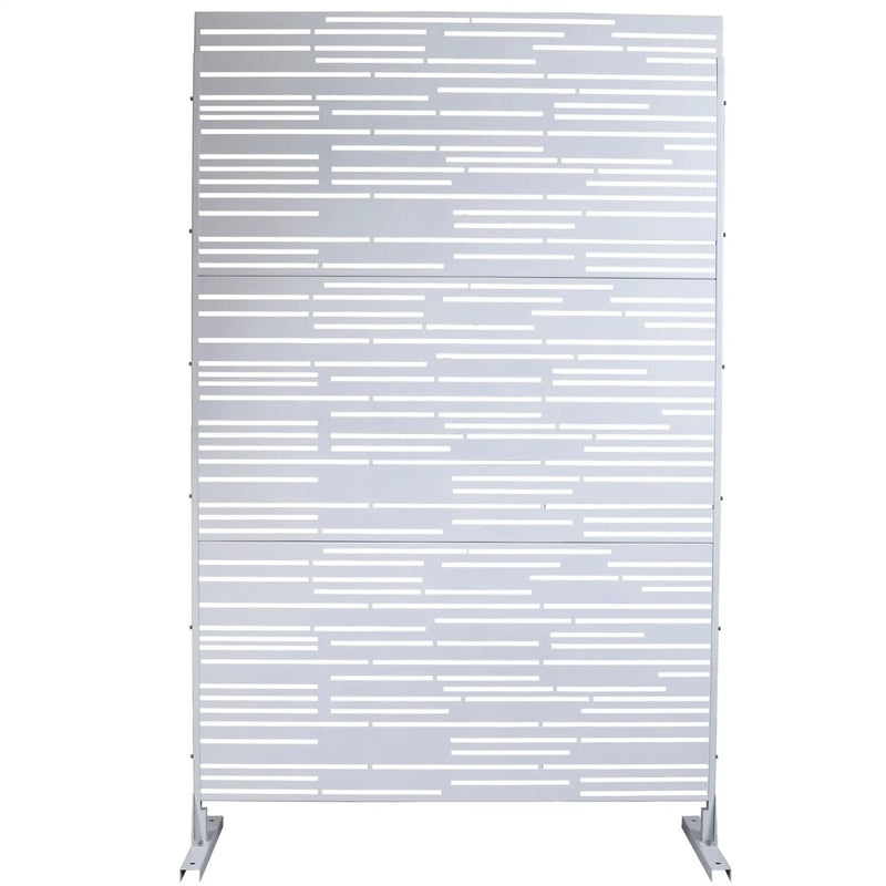 Outdoor & Indoor Freestanding Metal Privacy Screen by Unique Piece Furniture