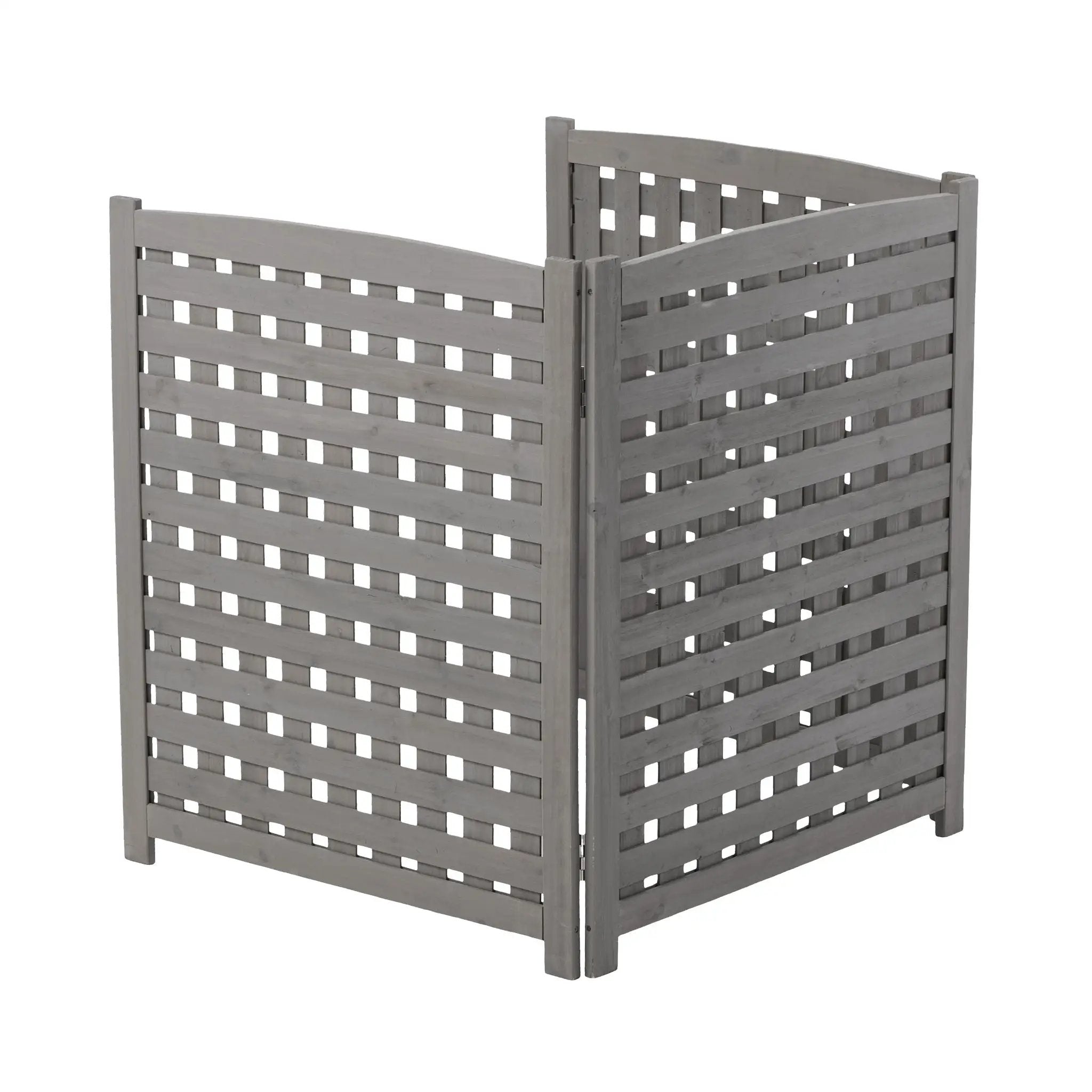 3 Panel Outdoor Air Conditioner Fence Screen by HouseOfZazla