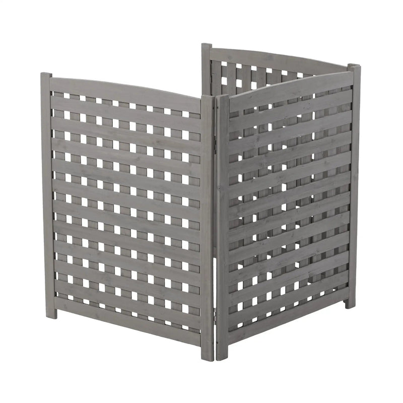 3 Panel Outdoor Air Conditioner Fence Screen by HouseOfZazla