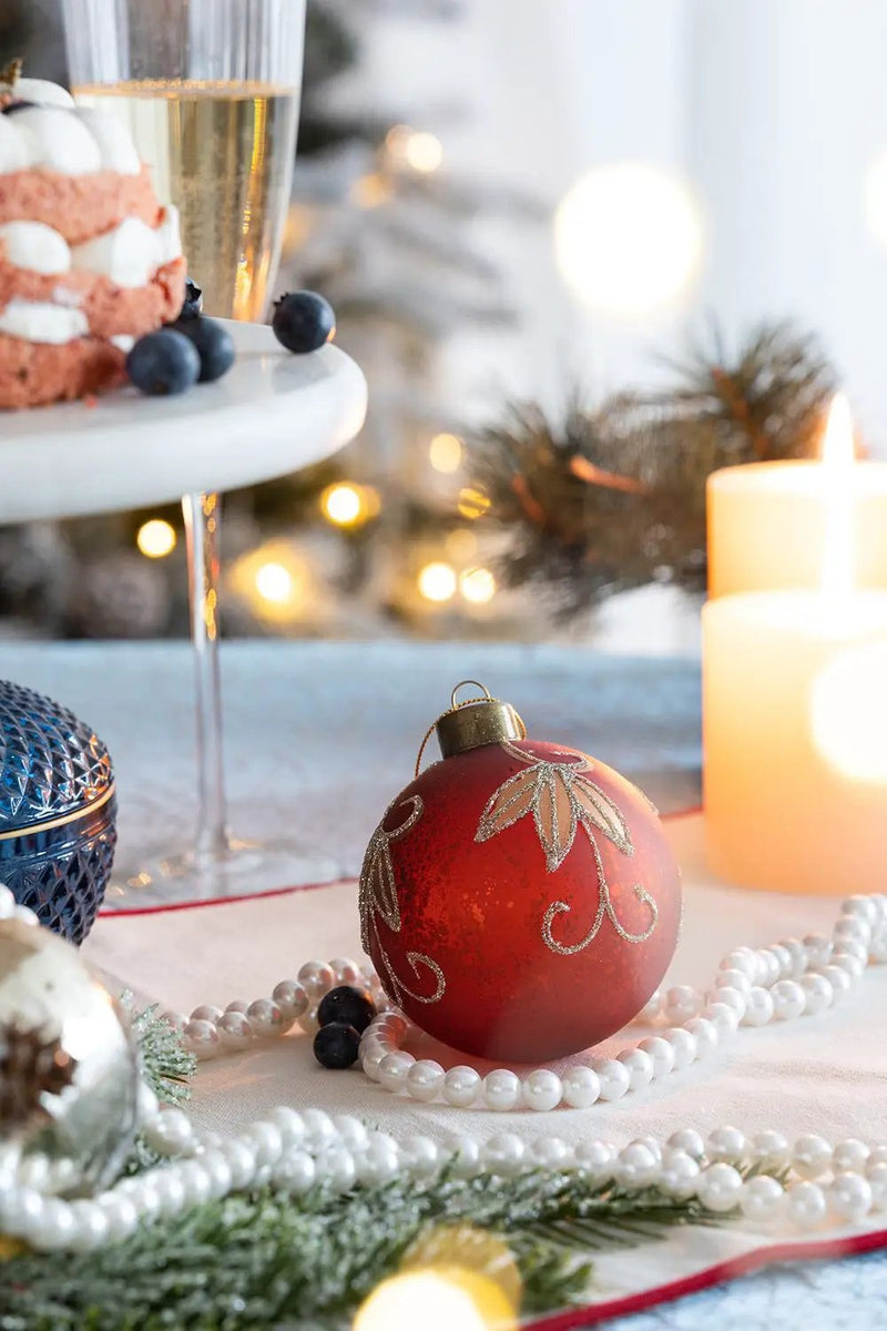 Christmas Ball Ornaments Decorative Hanging Tree Ornaments For Holiday Party Decorations by HouseOfZazla