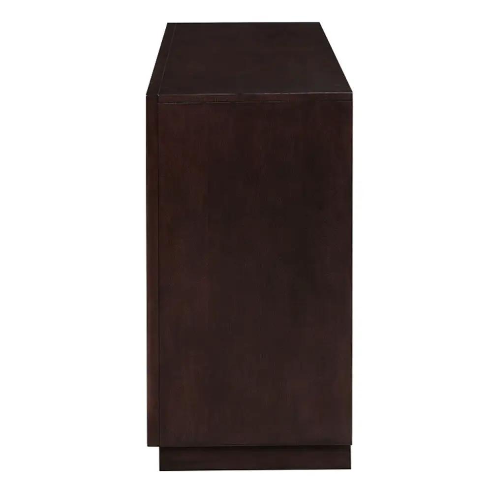 Geranio - Console Cabinet - Metallic Silver & Walnut by Unique Piece Furniture