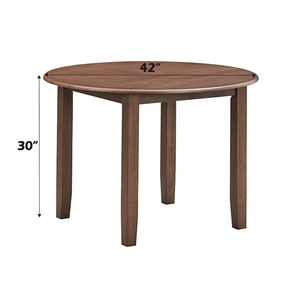 Ferris - Round Dining Table - Brown by Unique Piece Furniture