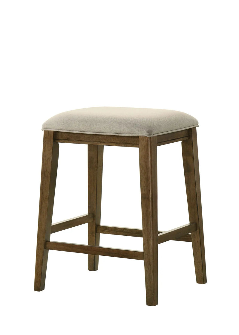 Sasha - 17" Counter Height Stool With Upholstered Seat by HouseOfZazla