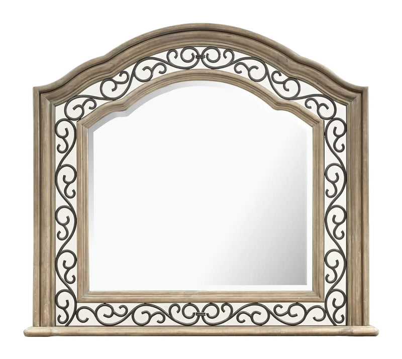 Marisol - Shaped Mirror - Fawn by Unique Piece Furniture