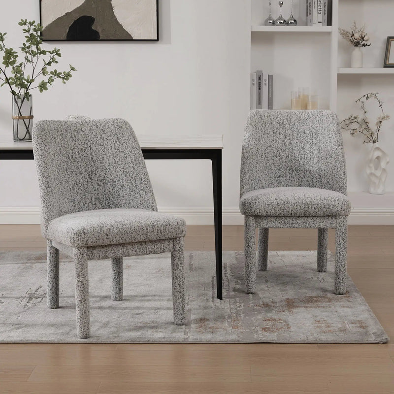 Wide Minimalist Dining Chair