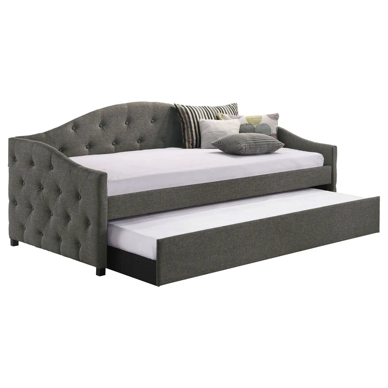 Tremont - Twin Daybed With Trundle - Gray by HouseOfZazla