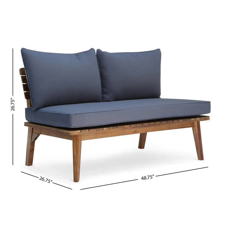 Balmoral Loveseat - Gray by HouseOfZazla